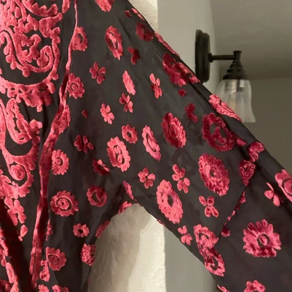 Ramy Brook Clarice Velvet-Burnout Mini Dress Small - Picture 5 of 10